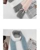 Korean Cute Fluffy Bow Knit Scarf - Women's Winter Neck Warmer