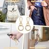 Metal Rotating Buckle Keychain with Swivel Snap Hooks, Perfect for Projects, Bag Decorations, And Charms