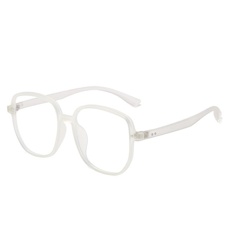 Anti-Blue Light Glasses Large Frame Square Eyewear Women Men High Quality Daily Eyeglasses Blue Light Blocking Man Lady Eyeglas