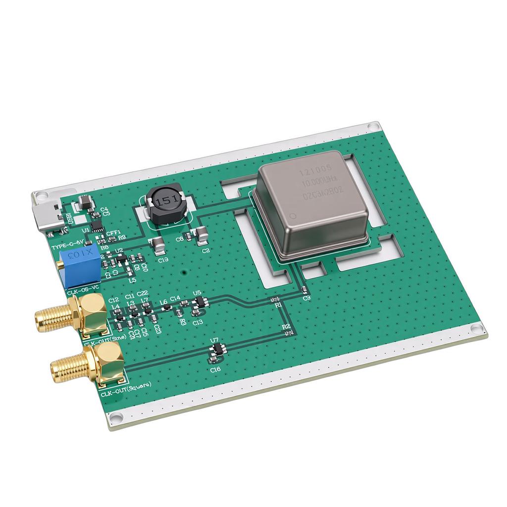 OCXO Board 10MHz Sinewave Output Frequency High Stability Standard Constant Temperature Crystal Oscillator with Type C