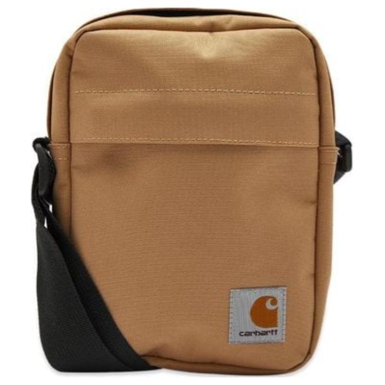 New Carhartt WIP Recycled Polyester And Canvas Camera Bag, Canvas Bag, Shoulder Bag, Crossbody Bag Regular Unisex Khaki I031582-07E