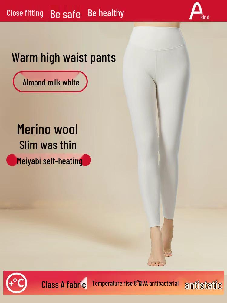 

Женский тонкий комплект термобелья из кашемира с вышивкой - осень/зима XL (145-170 jin)