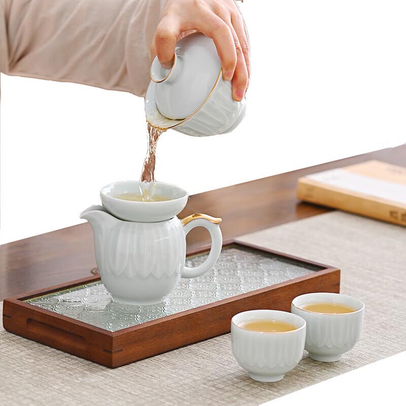 Bafangli Heshun 10-Piece Gaiwan Tea Set