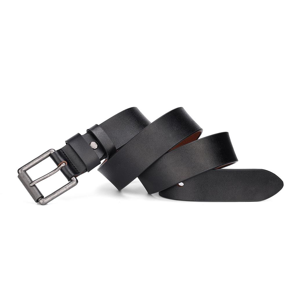 Men'S Leather Casual Pin Buckle Cowhide Belt Network Retro E-Commerce Belt Belt Men'S Casual Versatile Belt