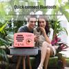 SMEBERT Retro Portable Bluetooth Speaker & Radio
