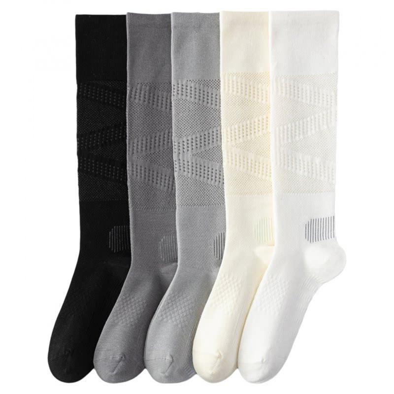 Women's Ultra-Thin Compression Socks for Running, Fitness, Cycling - Breathable, Beautiful Leg Socks for Spring/Summer