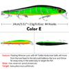 Proberos Lure Bait 14cm / 23g Plastic Bionic False Bait Minnow Bait