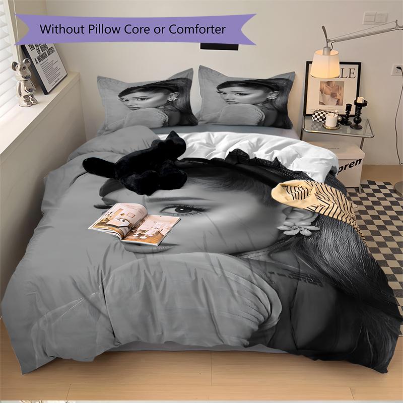 3Pcs Elegant Hair Makeup Pose Bedding Sets For All Sizes New 3D Printed Bed Cover Comforter Duvet Cover Pillowcase Bedroom Decoration