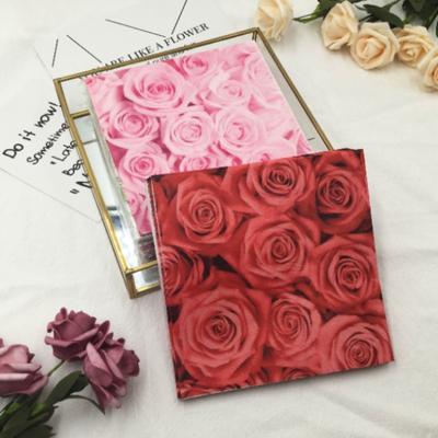 Disposable Party Napkin Double Layer 20 Pieces/Pack Rose Pattern