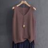Summer Womens Loose Knit Tank Top With Ice Silk Fabric For Casual Wear