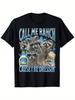 Lustiges Waschbär Meme T-Shirt - Call Me Ranch & Ranch Dressing Slogan mit Waschbär