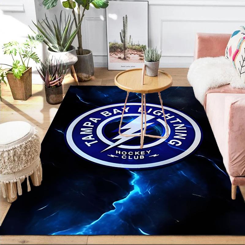 Tampa Bay Hockey Area Rug Suitable for Indoor And Outdoor,Carpets for Kitchens, Homes, Offices, Living Rooms,Home Decor,Christmas Gift