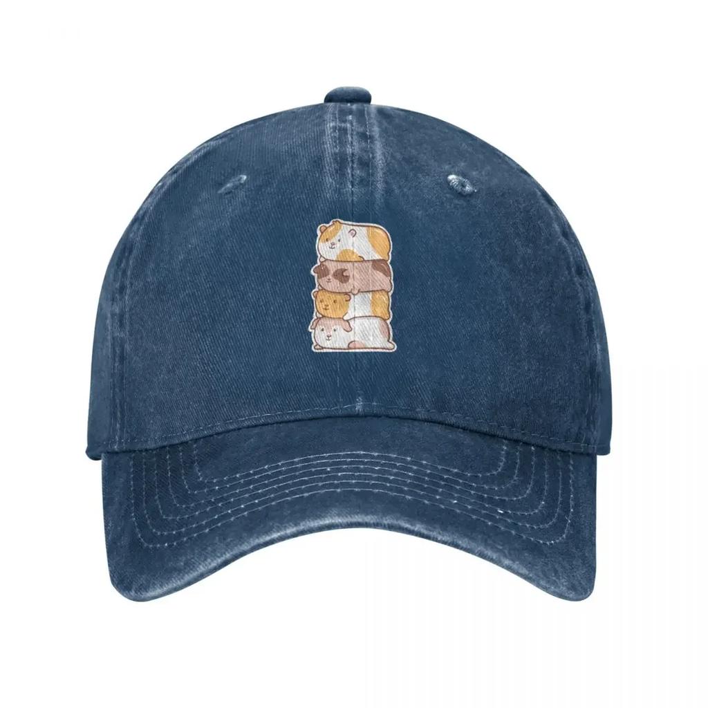 Guinea Pigs Kawaii Baseball Cap Hard Hat Fun Hats Rugby Horse Hat Unisexs Tennis Womens