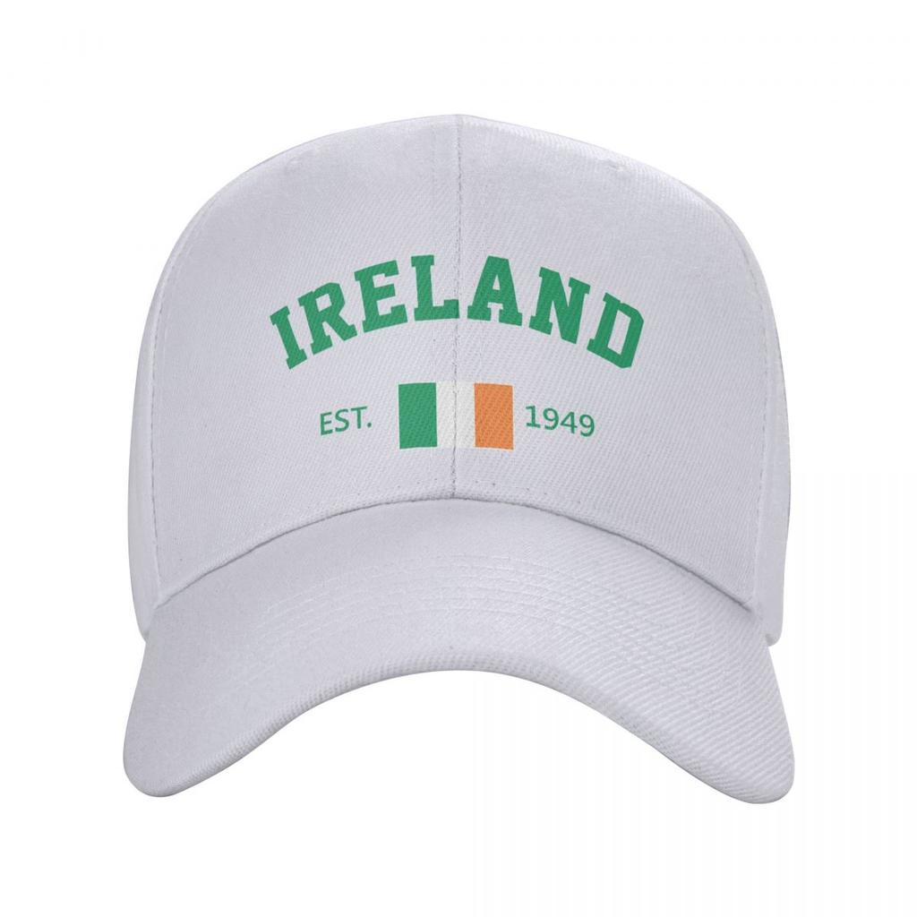 Unisex Baseball Cap Ireland EST Independence Day Wild Sun Shade Peaked Adjustable Outdoor Caps for Unisex Women