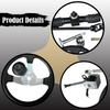 Complete Go Kart Steering Kit with Tie Rod End Vehicle Steering Shaft for Electric Toy Car DIY