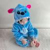 Autumn/Spring Thick Baby Dinosaur Romper - Warm, Cute, Perfect for Outings