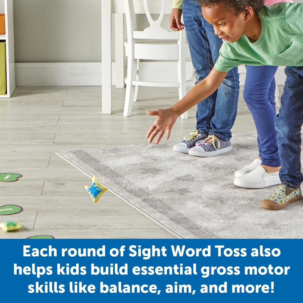 Learning Resources Sight Word Toss English Vocabulary Game for Authentic Toddlers, LER4698,