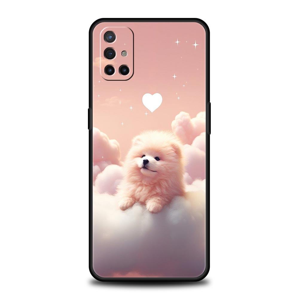 Cute Little Dog Phone Case For Oneplus 13R 13 12R 11 10T 10R Nord N100 N200 N10 10 9 9R 9RT CE 3 2 Z Pro 5G Soft TPU Cover Capas