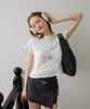 Leteoli Bustier Layered T-Shirt_White