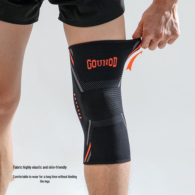 GOUNOD Non-Slip Silicone Knee Pads for Sports: Running, Skipping, Badminton, Basketball, Cycling