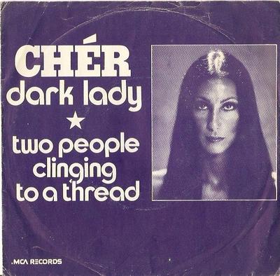 7inch Record CHER  Dark Lady 5C00695111 MCA 1974 Netherland Rock Used