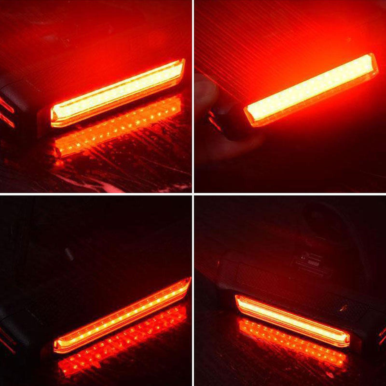 

EasyDo Cycling Bike Light USB Rear Tail Light 16 LED Belt with 3 fixed ways Accessories EL-2104 One Size