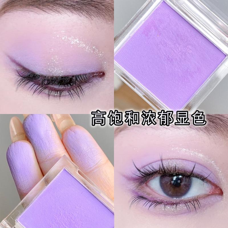 High Pigmentation Matte Single Color Eyeshadow Easy Coloring For Stage Daily Makeup