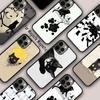 Schwarze Katzen Tinte Niedliches Haustier Hexe Kunst Magnetische Handyhülle Für APPLE iPhone 17 Air 16 14 13 12 Pro Max 15 Plus Kabellose MagSafe Abdeckung