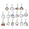 Cute JOKE BEAR AND FRIENDS Expression Acrylic Keychain Student Small Gift Decoration Creative Fun Small Pendant Toys Gift