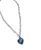 Sk8Er Rock Aurora Love Heart Chain Surgical Steel Necklace