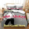 Avril Lavigne Beding Set Single Twin Printed Bed Linen Set With Pilowcase Bed Soft Duvet Cover Single Double Quen Super King-Sized Dimensionsd