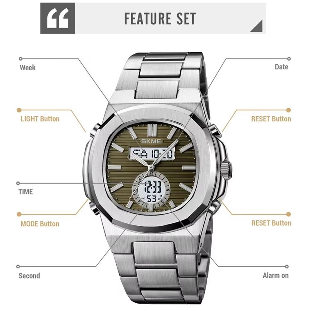 Luxury Men Watch Male Quartz Wristwatch Classic Black Gold Stainless Steel Band Simple Reloj Business Man Sports Calendar Clock