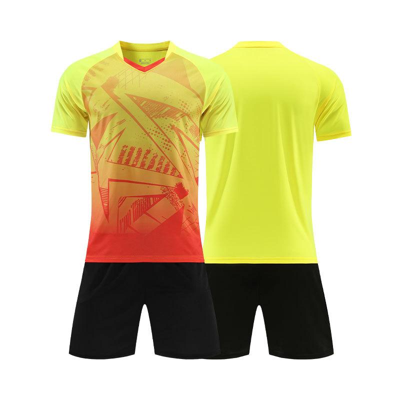 Football Suit Game Training Jersey Adult Children s Jersey Thin Football Shirt, Football Jersey Men s 4XS жёлтый