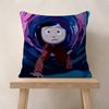 5D Anime C-Coraline Cushion Cover Inches Farmhouse Decor Home Throw Pillow Covers For Couch Decorations