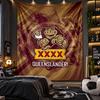 Tapiserie de agățat pe perete Pânză cu imprimeu Queensland Maroons pentru Sufragerie Dormitor Decor Acasă