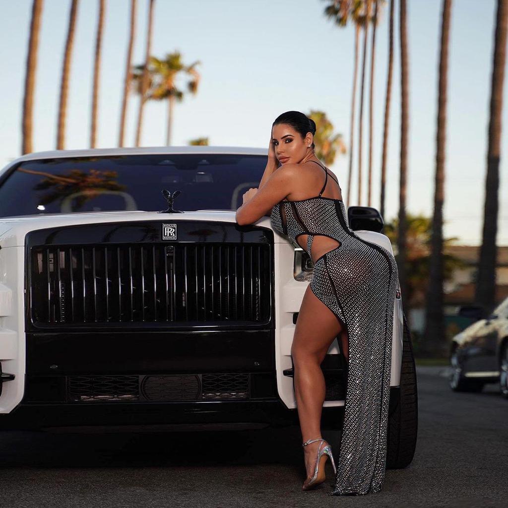 Robe sexy irrégulière découpée pour femme, style européen et américain, pour boîte de nuit et mondanités - Nouvelle arrivée d'été