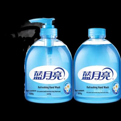 Blue Moon Kitchen Hand Soap with Wild Chrysanthemum Extract, Bottle & Refill Set