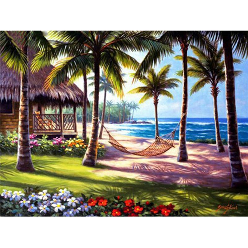 Waterfall DIY 5D Diamond Painting Full Round Mosaic Resin Landscape Diamont Embroidery Cross Stitch Kits Home Decor Gift