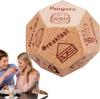 Food Dice Food Dicesion Game Wooden Dice Couple Date Night Ideas Funny Gift for Couples Anniversary Halloween Valentines Day