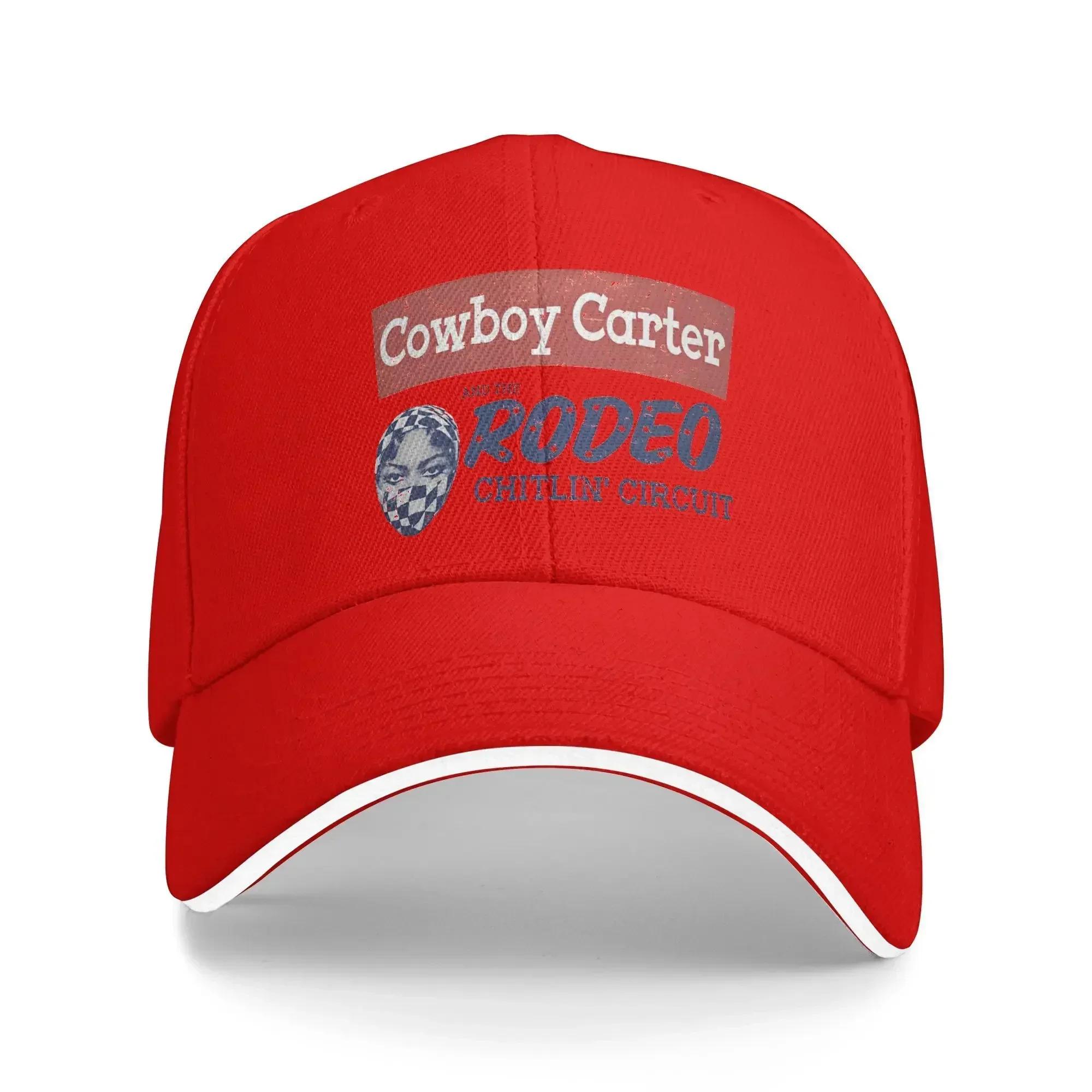 

New Design Baseball Cap Cowboy Carter New Album Merch For Men Women Golf Cap Vintage Beyonce Singer Headwear Gift Adjustable