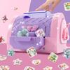24Pcs DIY Girl Princess Bag Sticker Maker Handmade Craft Toys Party Game Favor Handmade Creative 3D Sticker Machine For Children