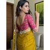 Party Wear Premium Rangoli Silk Saree – Elegant Wedding Collection with Embroidery Lace Border & Digital Print Blouse