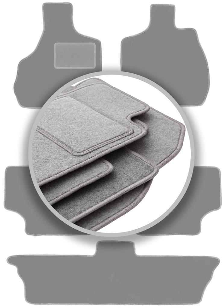 Šedé autokoberce pro: Chrysler Voyager IV 7místný (2000-2008)