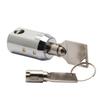 Equipment Zinc Alloy Tubular Key Lock Flat Key Universal Size Cabinet Lock Tubular Key With 3 Keys Lock Core Tool Cabinet