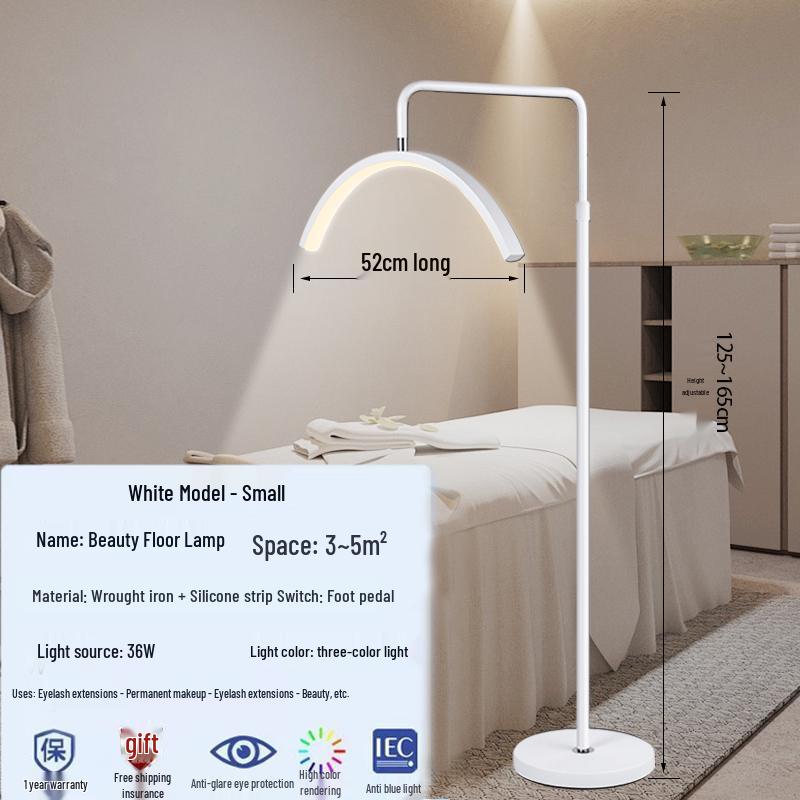 2025 Salon Lighting Lamp for Eyelash Extensions, Microblading, Nail Art & Acne; Eye-Protective Cold Light with Magnifier.