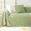 Winter Thickened Rabbit Plush Sofa Towel Cover New Winter Sofa Cover Anti-cat Claw Anti-slip Cushion