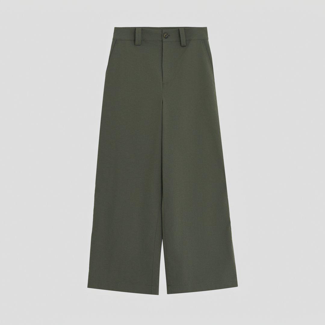 

2026 Spring Women s High-Waist Cotton Straight-Leg Trousers: Anti-Wrinkle, Skin-Friendly, Comfortable & Casual Fit XL