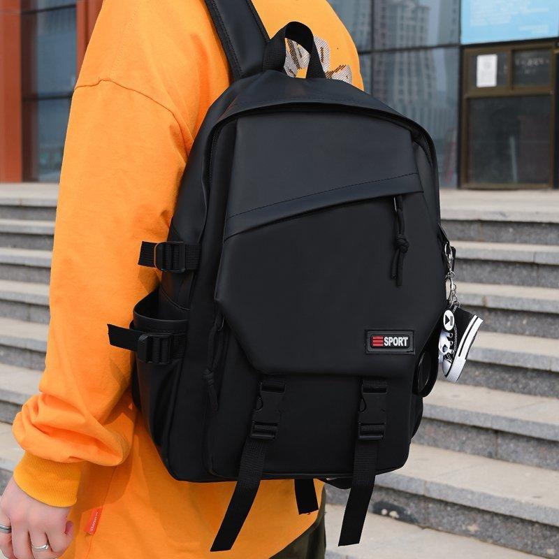 Schoolbag High School Junior High School College Student ins Tide Nylon Male Large Capacity Leisure Backpack Outdoor Backpack Wholesale