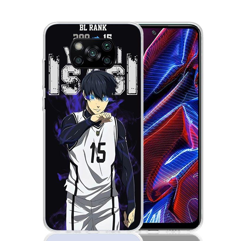 

Blue Lock Isagi Yoichi Phone Case For Xiaomi Poco X7 X6 X5 Pro F7 Ultra Redmi 15C 15 13 13C 12 12C 10 10A 10C 9 9A 9C 9T Cover P Redmi 9T