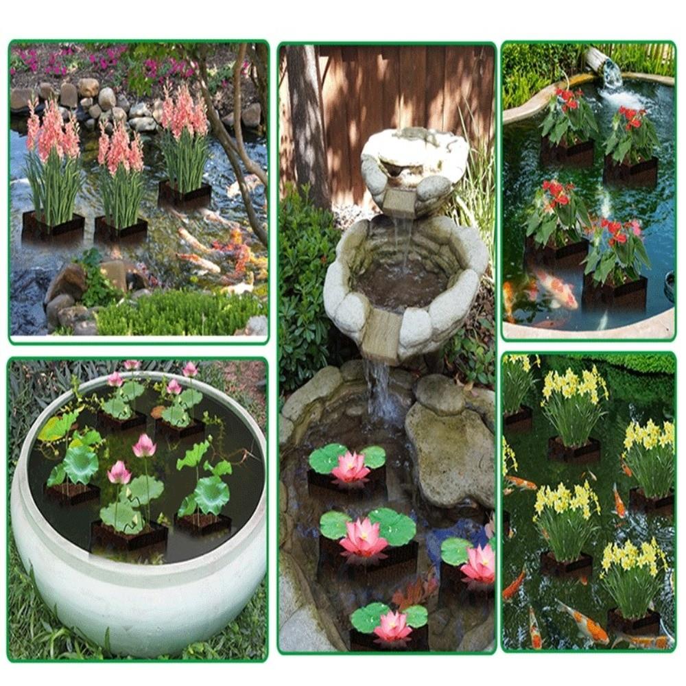 Breathable Aquatic Plant Baskets PVC Mesh Lotus Planter Reusable Pond Planting Bags  Patio Backyard